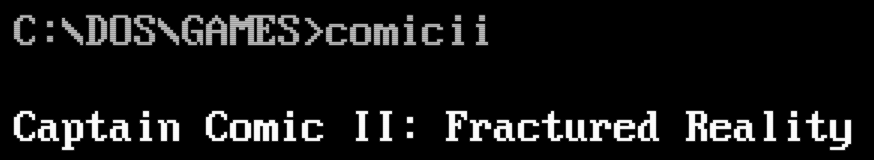 Captain Comic II: Fractured Reality