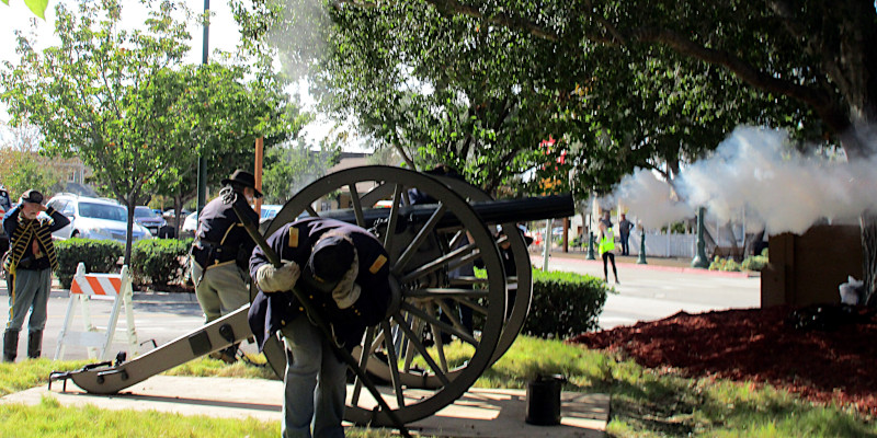 Poway Veteran's Park, Nov 11, 2022 (Veteran's Day), About 11:00 AM