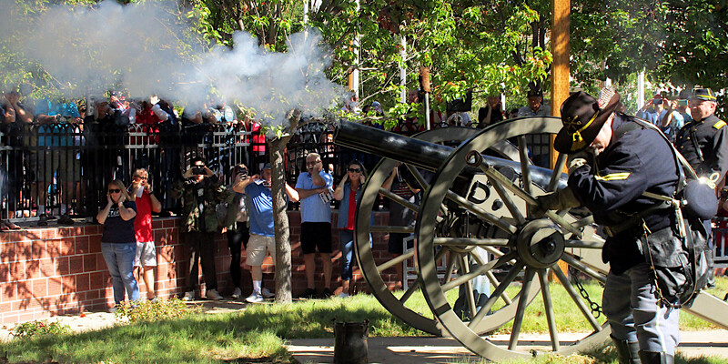 Poway Veteran's Park, Nov 11, 2021 (Veteran's Day), About 11:00 AM